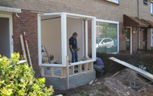 Erker, werkzaamheden